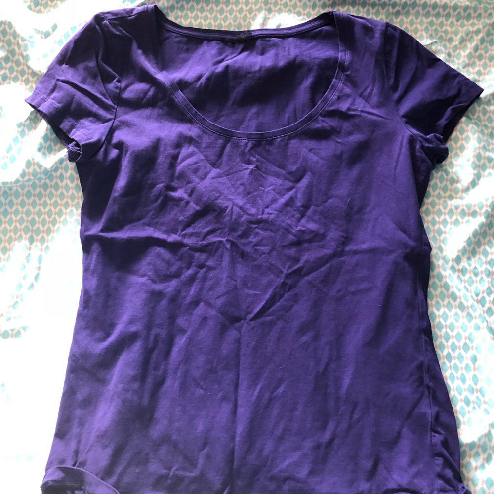 Swoop neck T-shirt